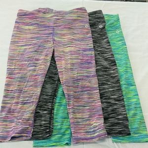 Xersion girls Capri set of 3